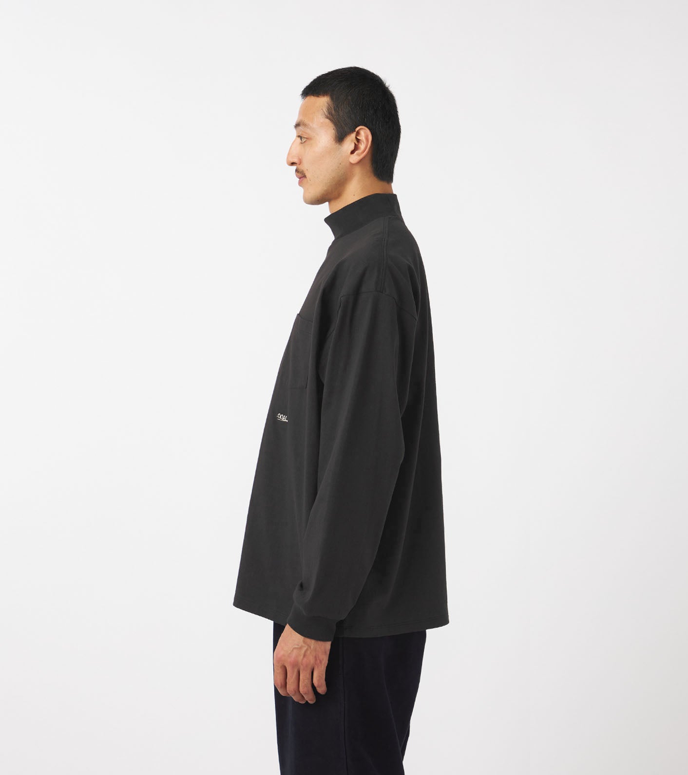 nanamica OOAL Mock Neck L/S Tee
