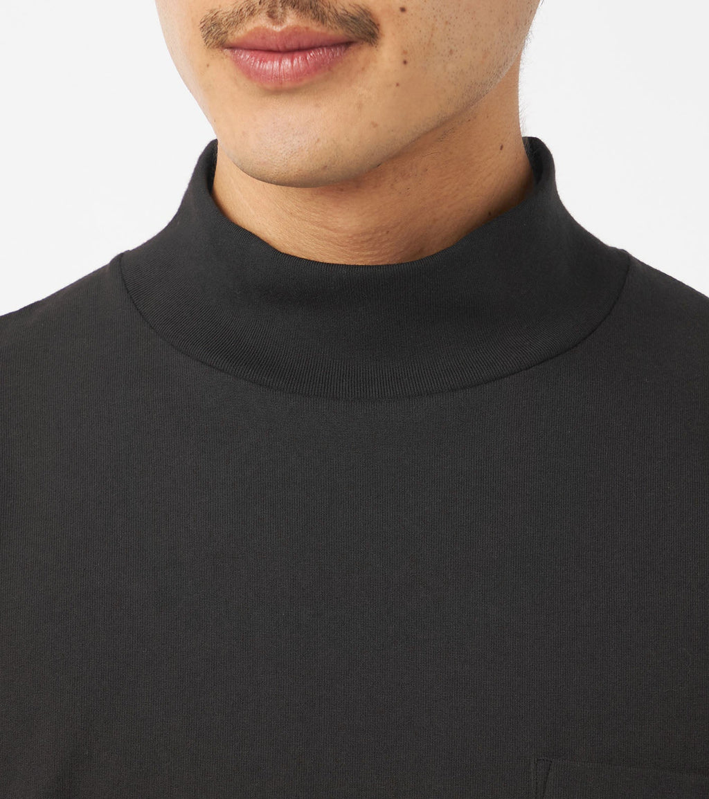 nanamica OOAL Mock Neck L/S Tee
